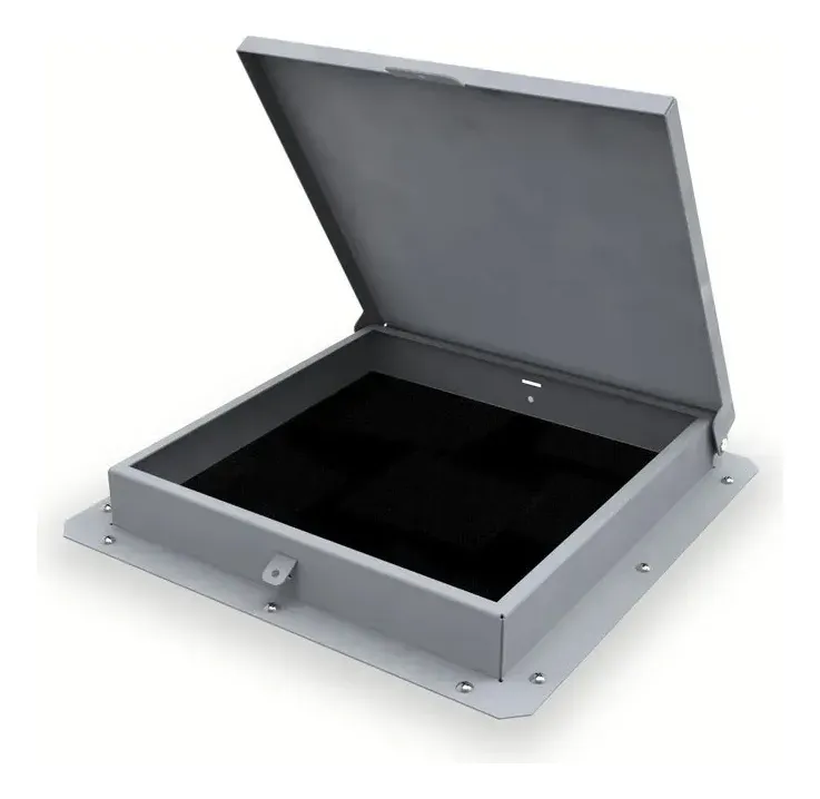 Tapa de inspección superior para tanque de agua 50x50 cm - Gris - Poliester